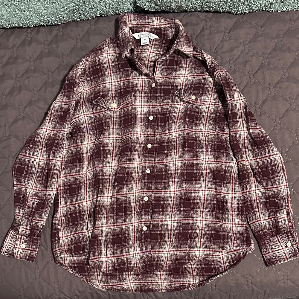 3/$10 Plaid Button-Up Shirt